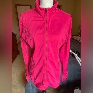 Kirkland zip up athletic running jacket size large